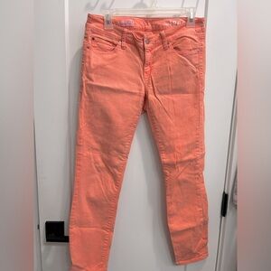 Coral colored Gap Jeggings Size 4